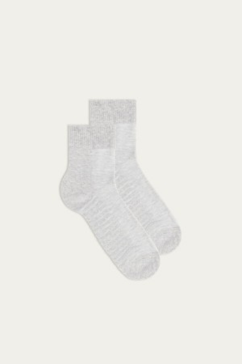 Intimissimi Terrycloth Kort Socks Grå | GDKEC71485